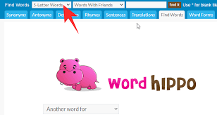 WordHippo 5 Letter Words 
